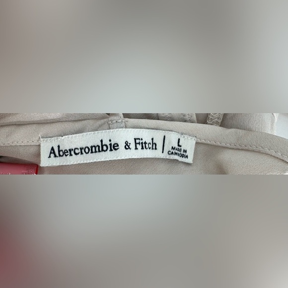 Abercrombie & Fitch Satin Cowl Neck T-Strap Bodysuit - Picture 10 of 12